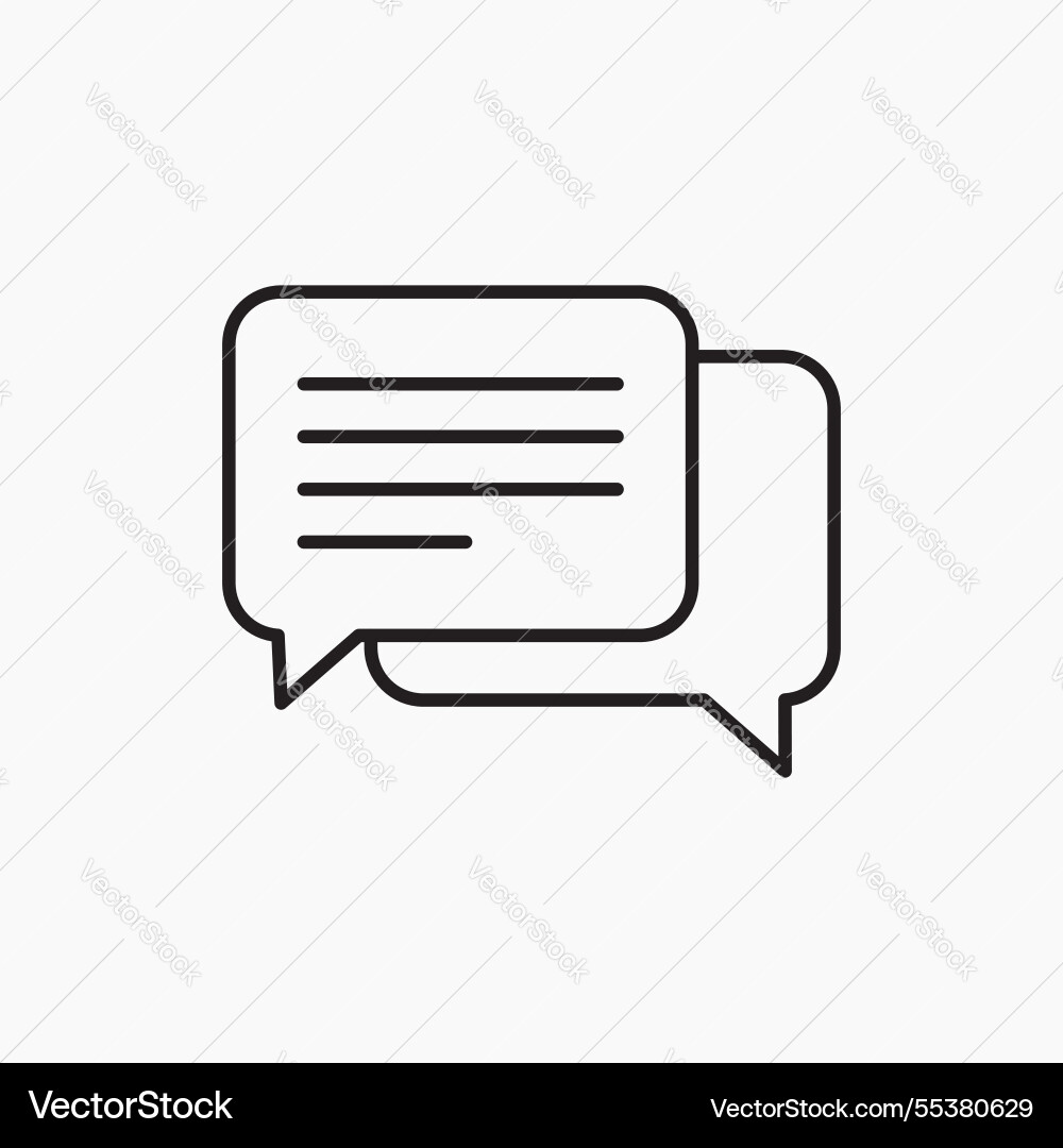 Message icon simple Message icon simple Vector Image