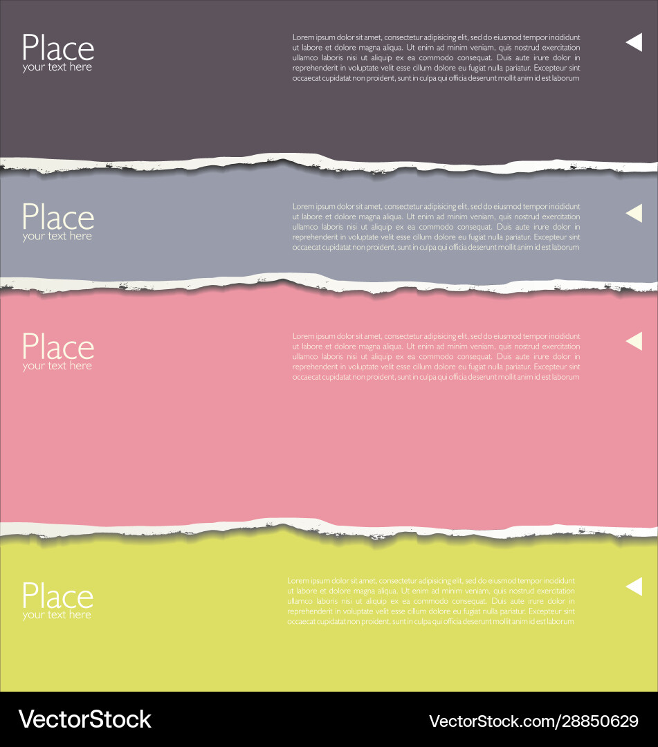 Torn Paper Background - Text Space Vector Image