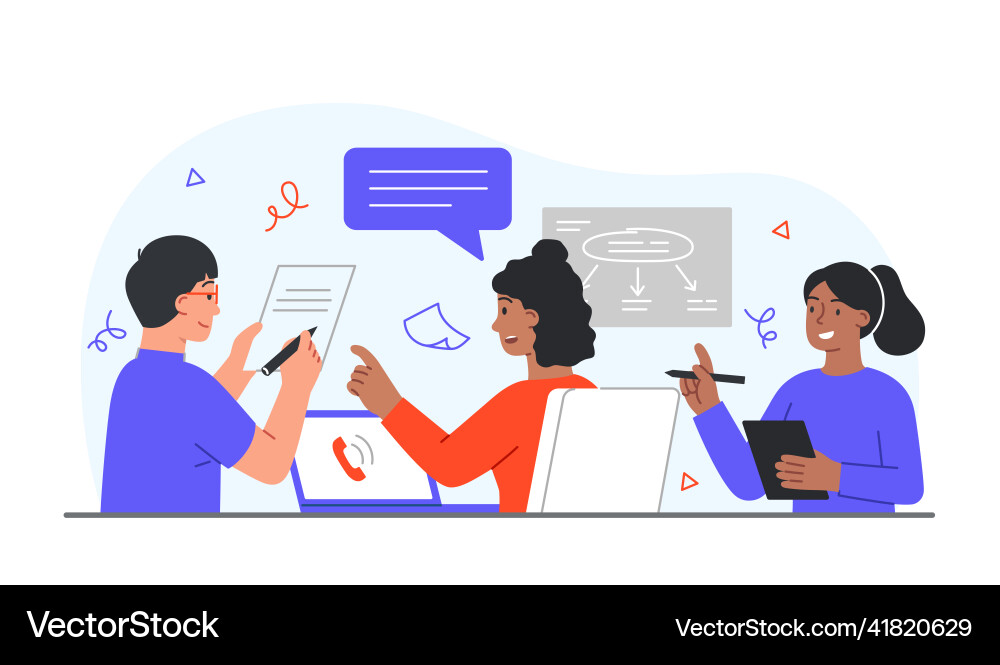 Workflow management concept Workflow management concept Vector Image