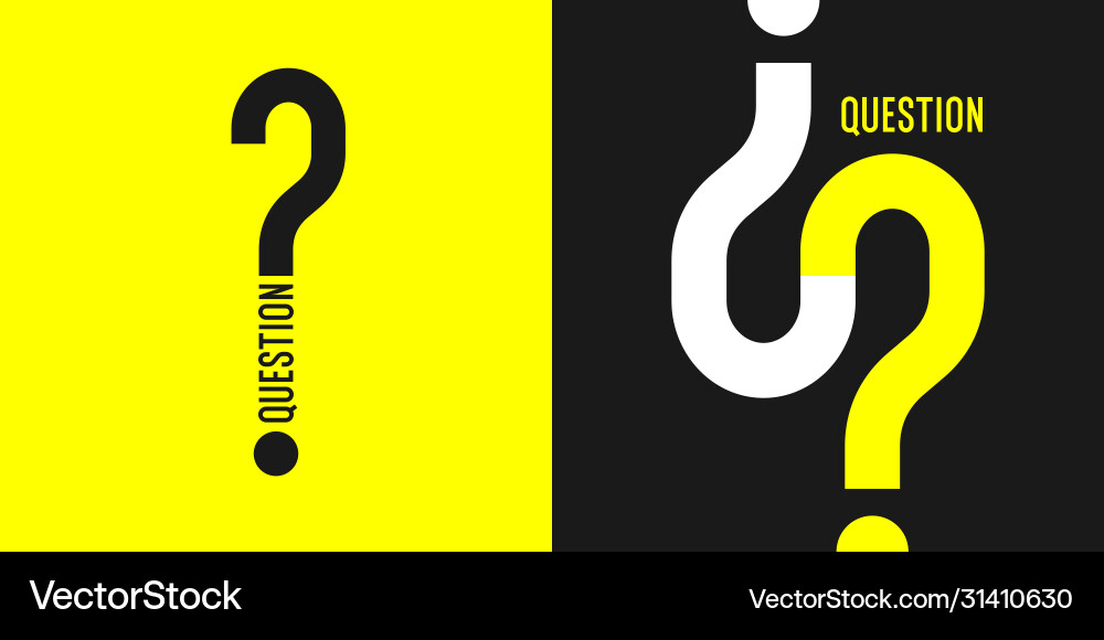 A poster with picture question mark frame A poster with picture question mark frame Vector Image