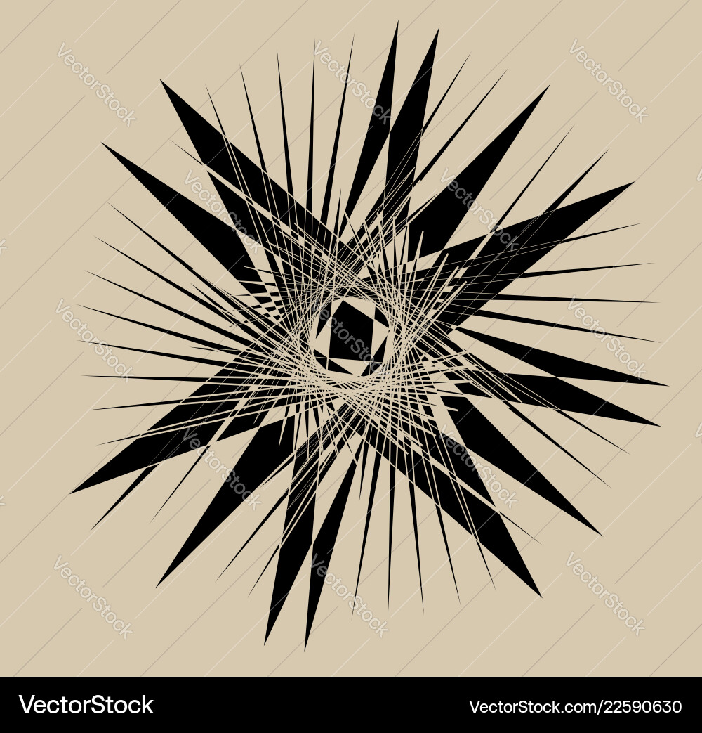 Geometric edgy random shape abstract textured Geometric edgy random shape abstract textured vector image