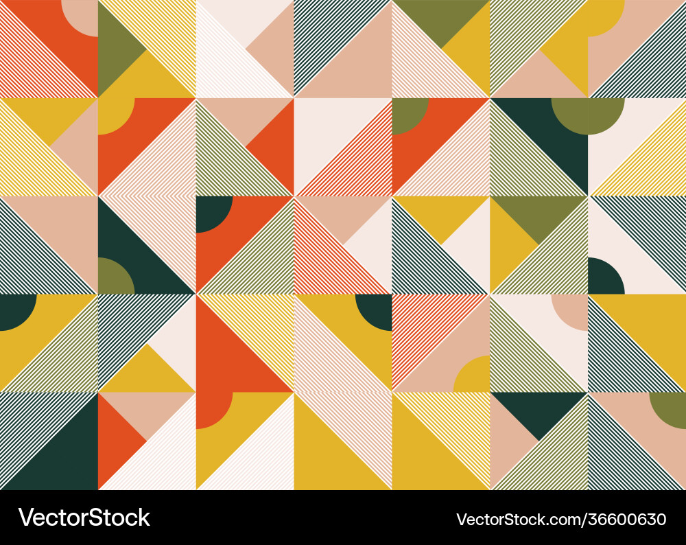 Line art shapes abstract pattern design Line art shapes abstract pattern design vector image