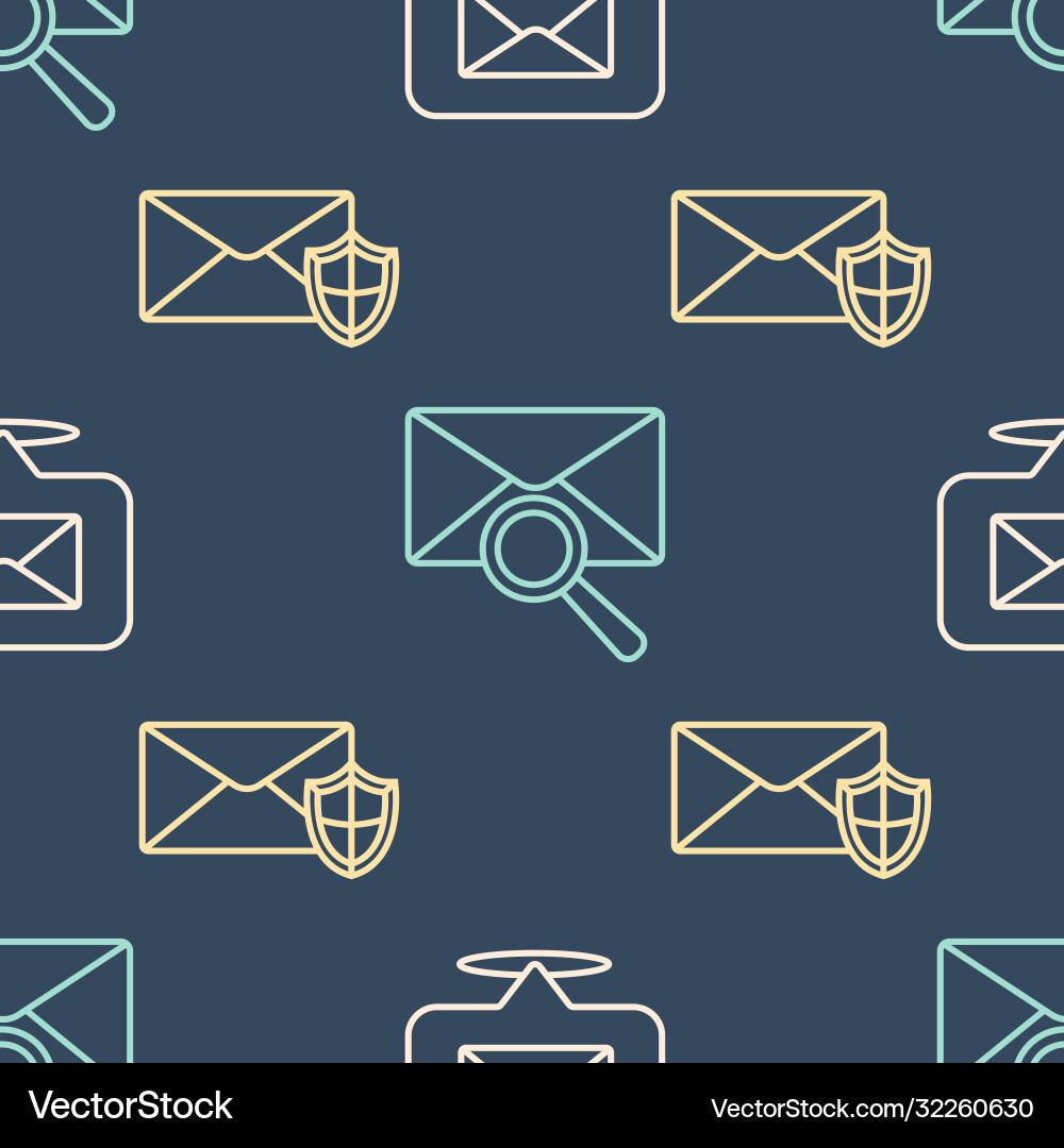 Set line speech bubble with envelope Set line speech bubble with envelope vector image