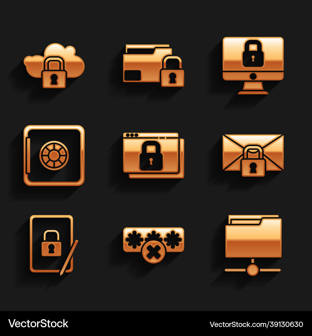 Set secure your site with https ssl password Set secure your site with https ssl password vector image