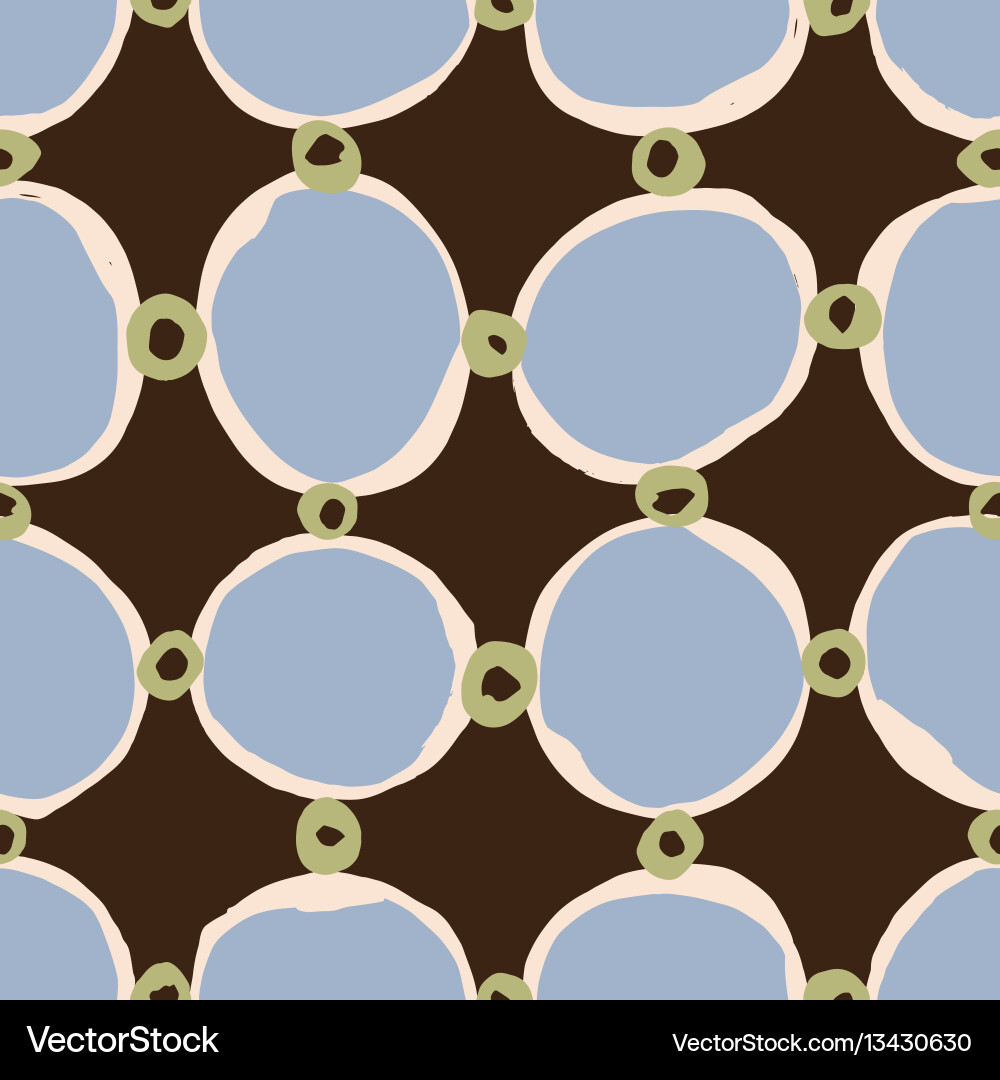 Sketchy Circle Pattern vector image