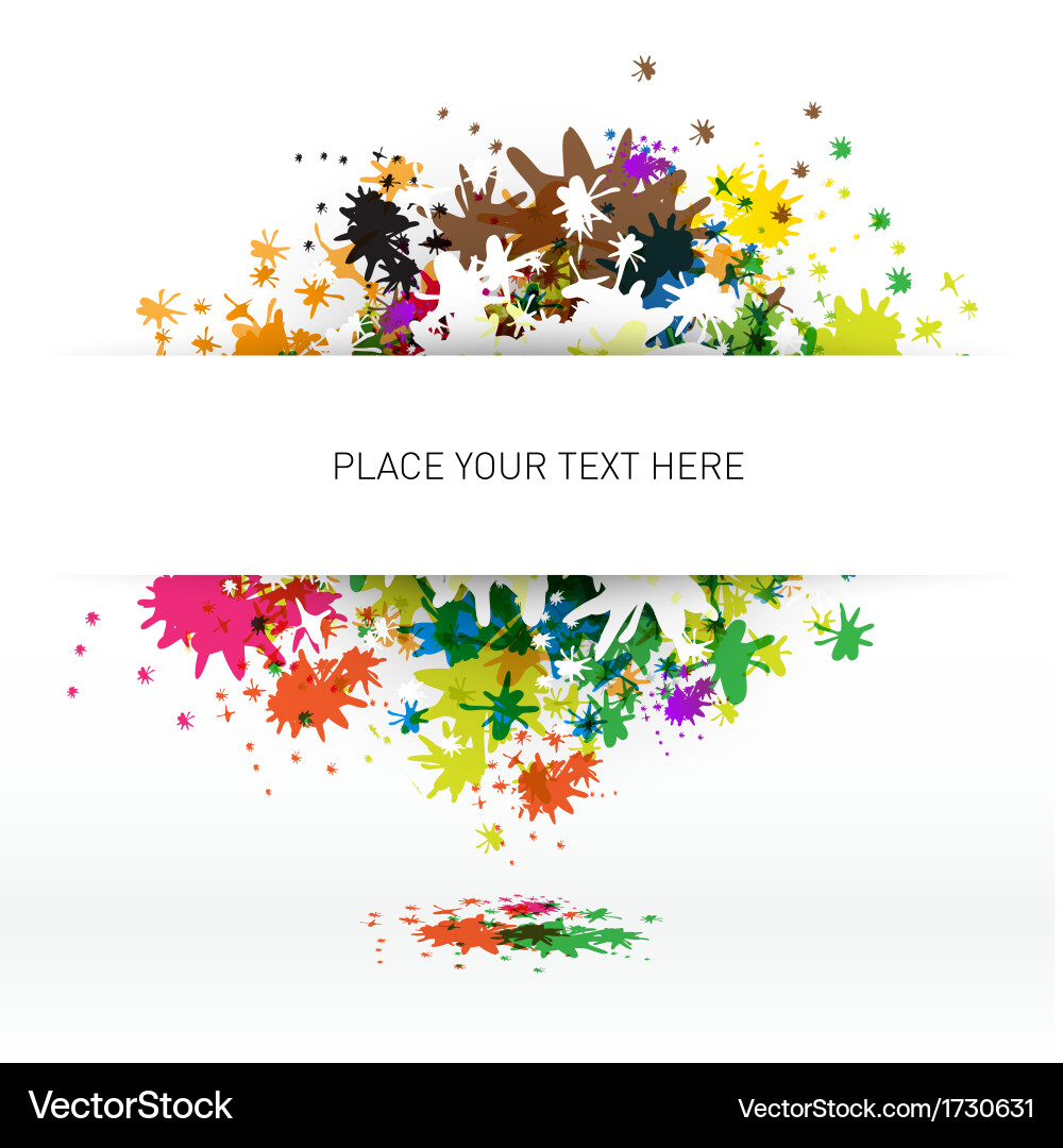 Abstract colorful background with place to write Vector Image