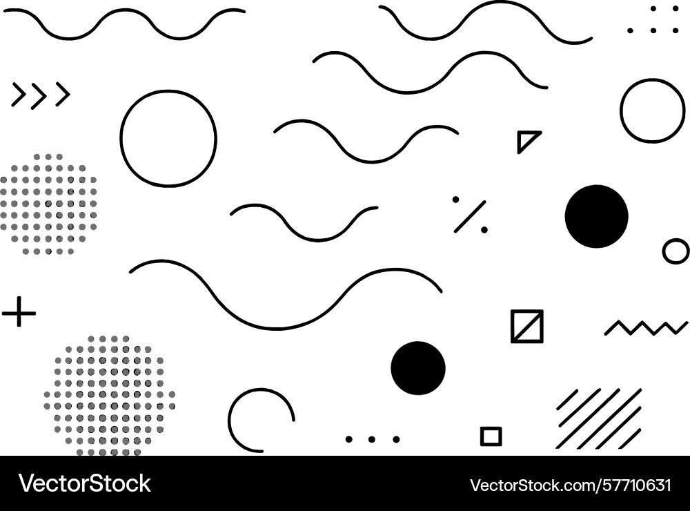 Abstract geometric pattern background with black Abstract geometric pattern background with black vector image
