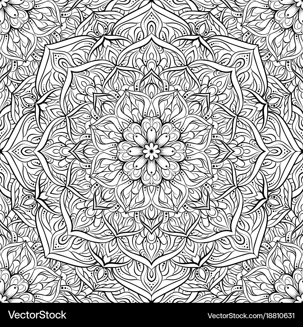 Abstract seamless pattern vector image
