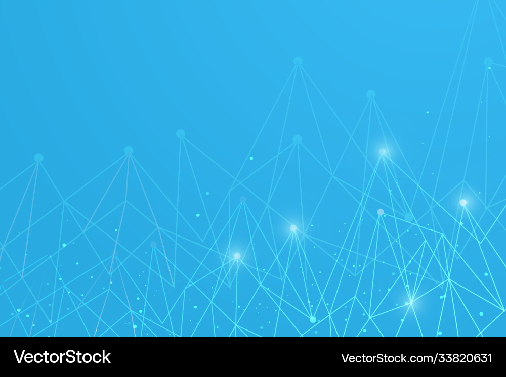 Abstract Tech Network Background vector image