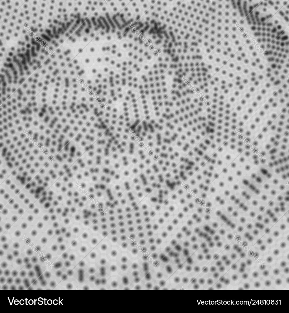 Array mit dynamischen Partikeln 3d abstrakte Textur vektorbild