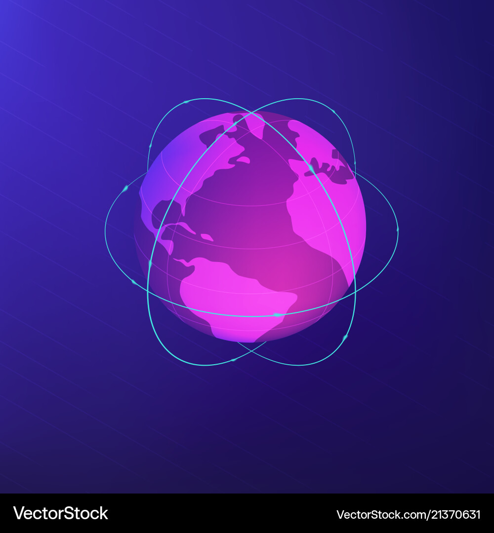 Global Network Connection vector image