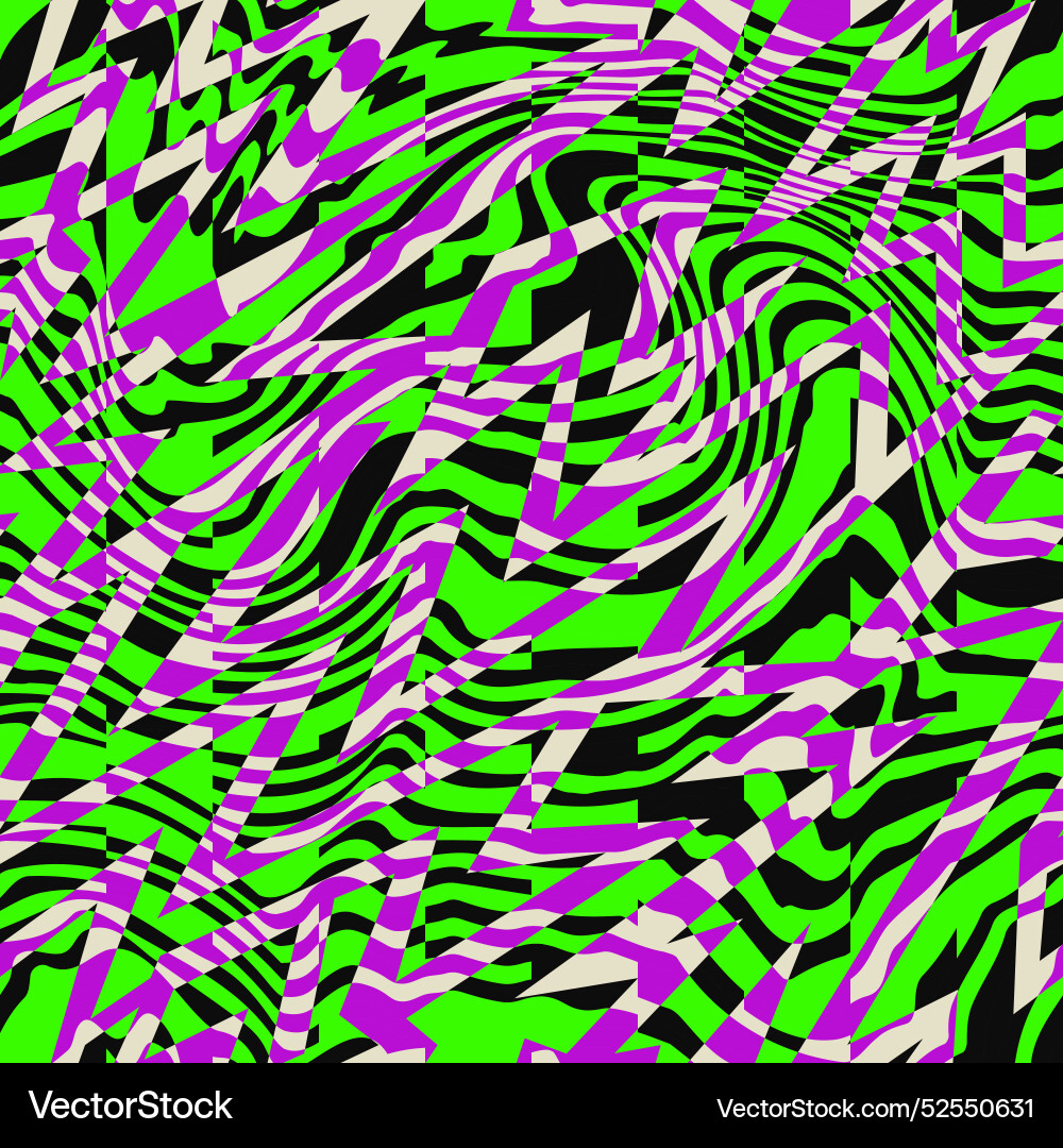 Psychedelic grid seamless pattern Psychedelic grid seamless pattern vector image