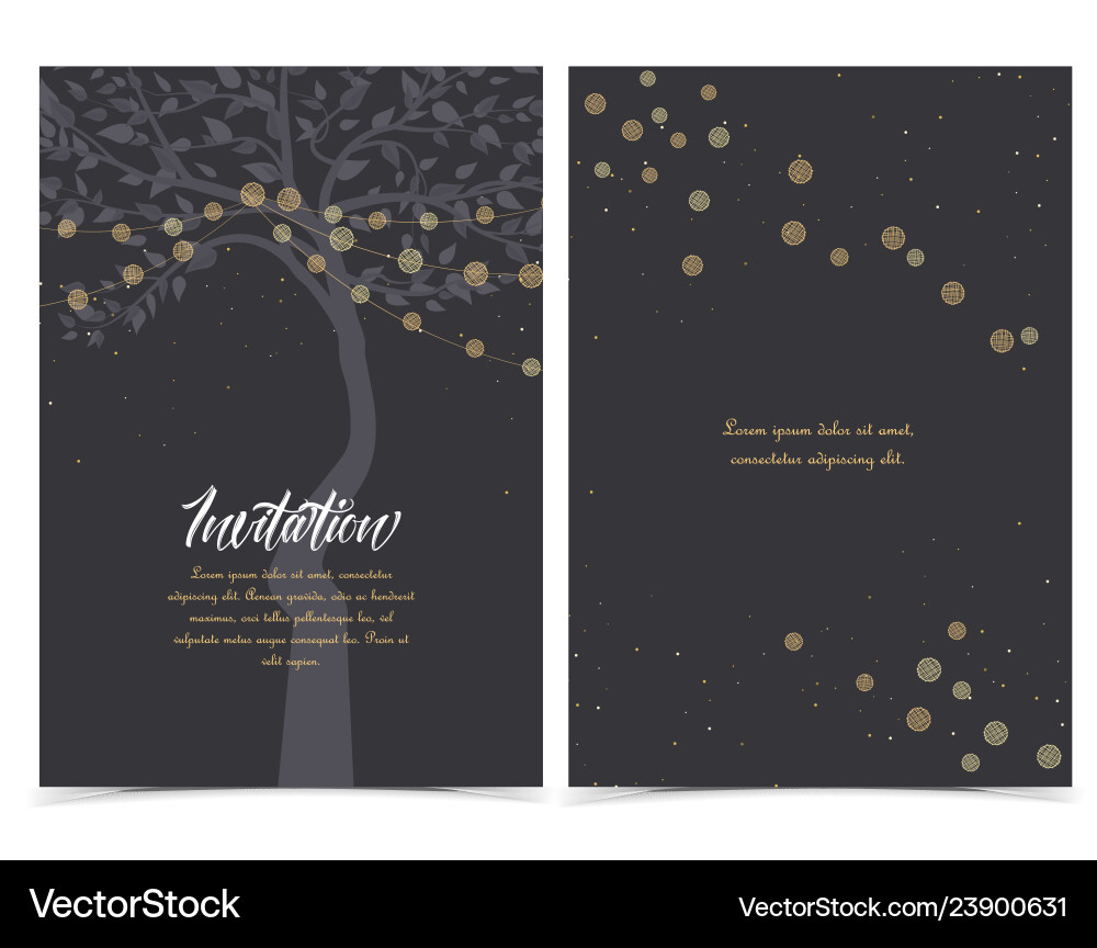 String lights String lights vector image