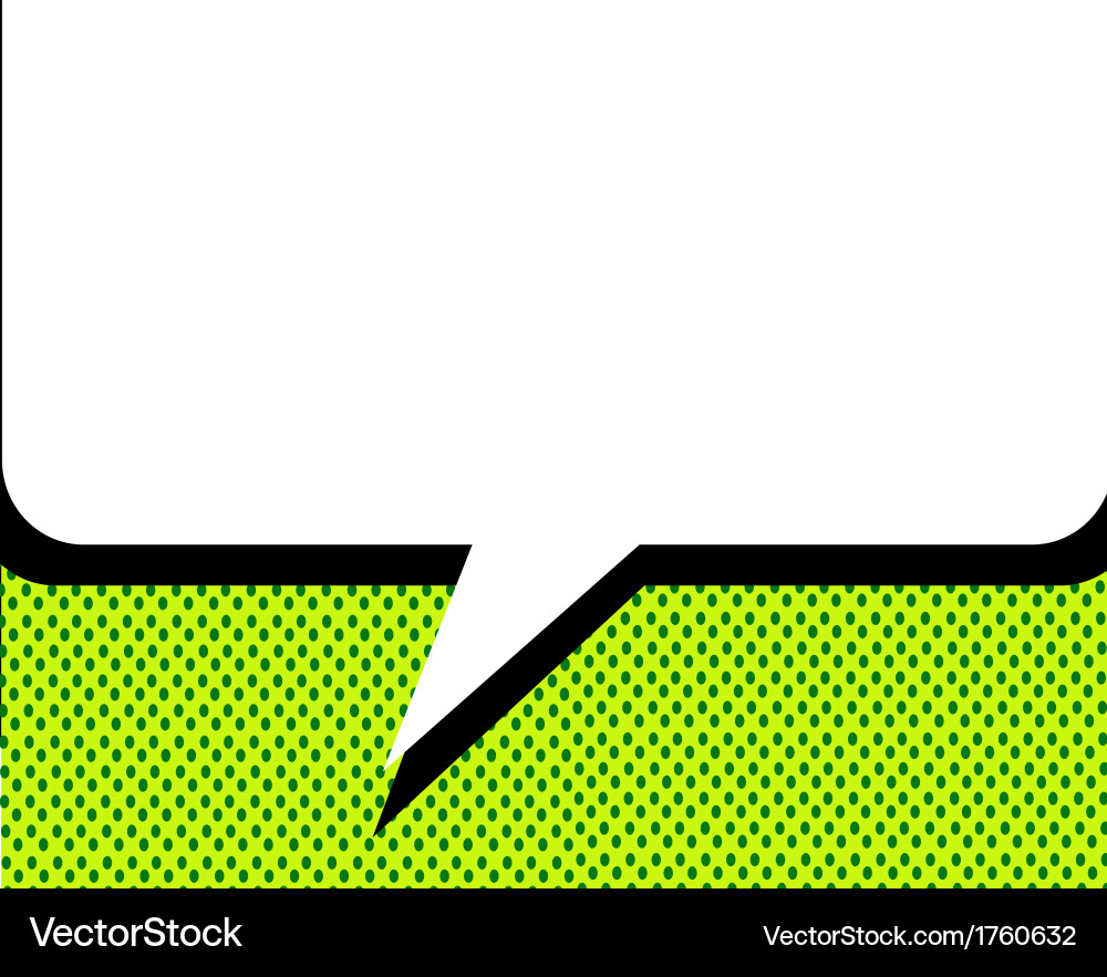 Blank empty speech bubbles Vector Image