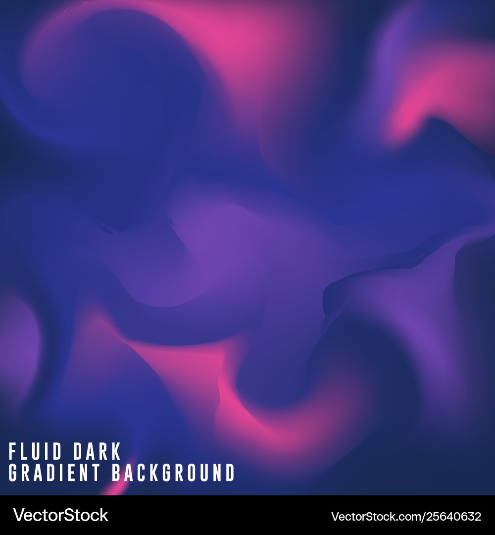Dark fluid gradient background design abstract Dark fluid gradient background design abstract vector image
