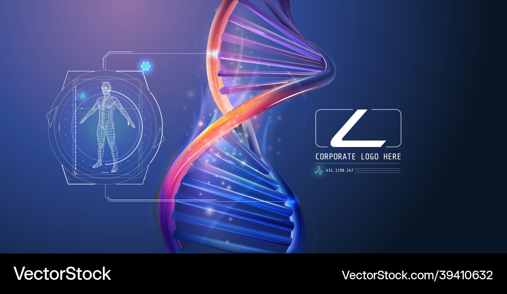 Dna Spirale mit abstrakten Unternehmens Infografiken Dna Spirale mit abstrakten Unternehmens Infografiken vektorbild