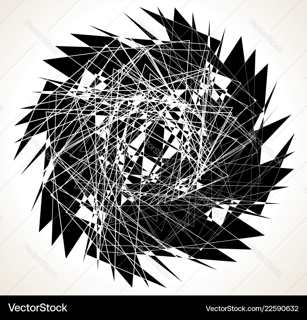 Geometric edgy random shape abstract textured Geometric edgy random shape abstract textured vector image