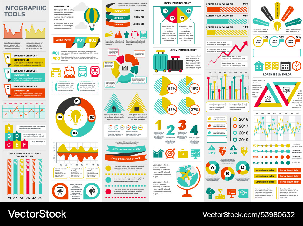 Infographic elements data visualization design Infographic elements data visualization design vector image