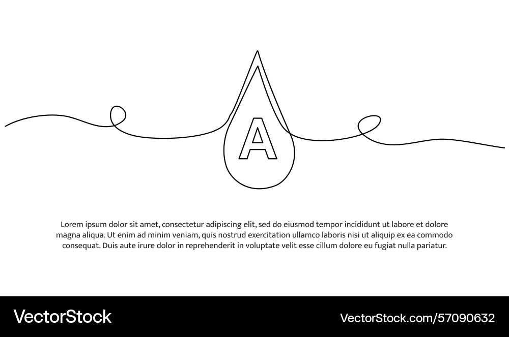 One line water drop abstract minimal continuous One line water drop abstract minimal continuous vector image