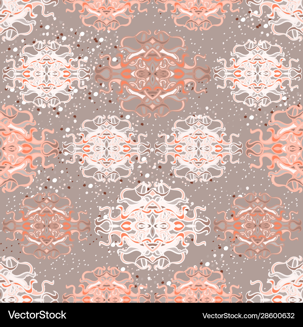 Seamless pattern with colorful abstract shape Vector Image