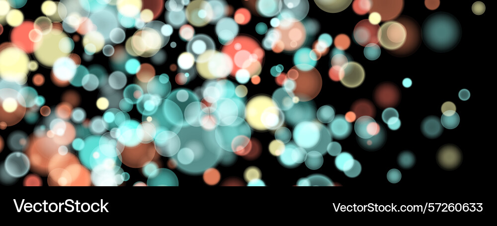 Abstract color shining bokeh isolated Abstract color shining bokeh isolated Vector Image