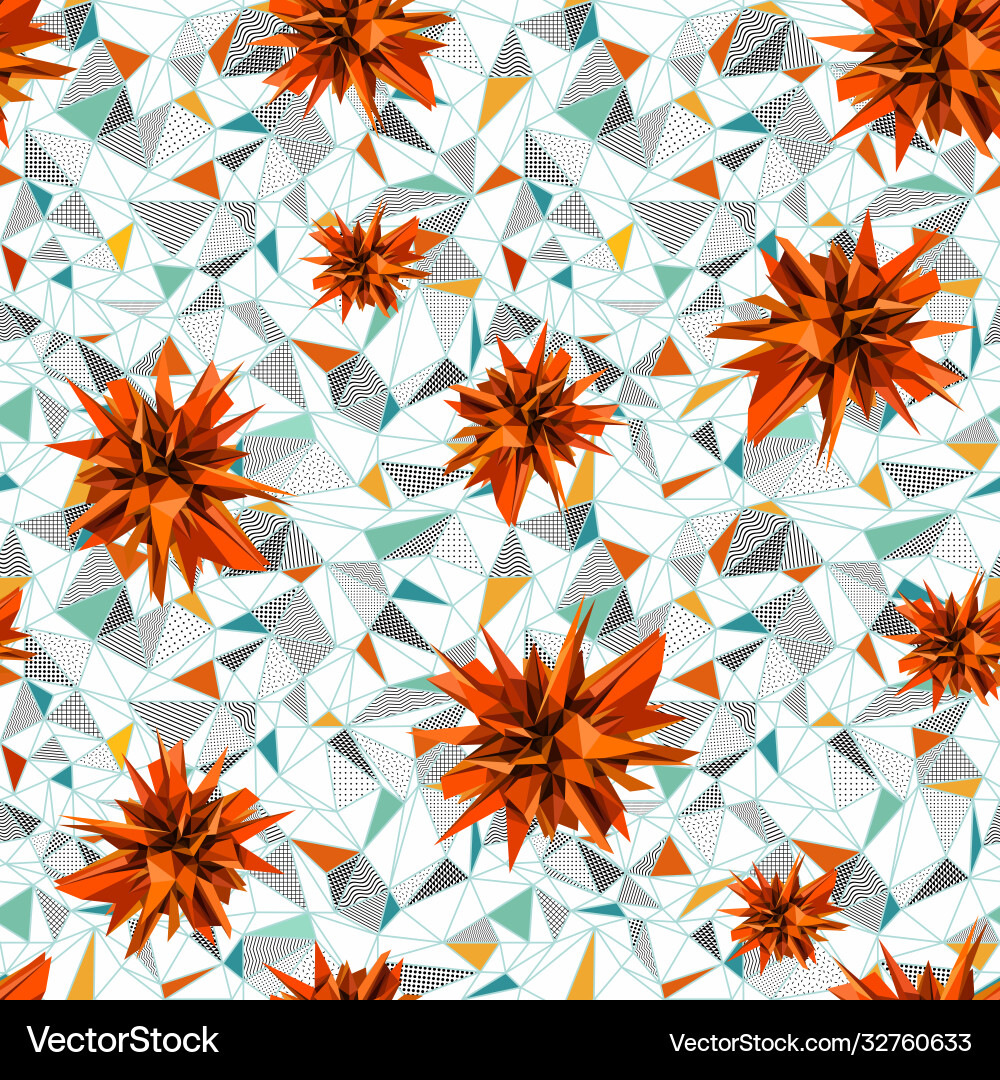 Abstract geometric triangle seamless pattern Abstract geometric triangle seamless pattern vector image