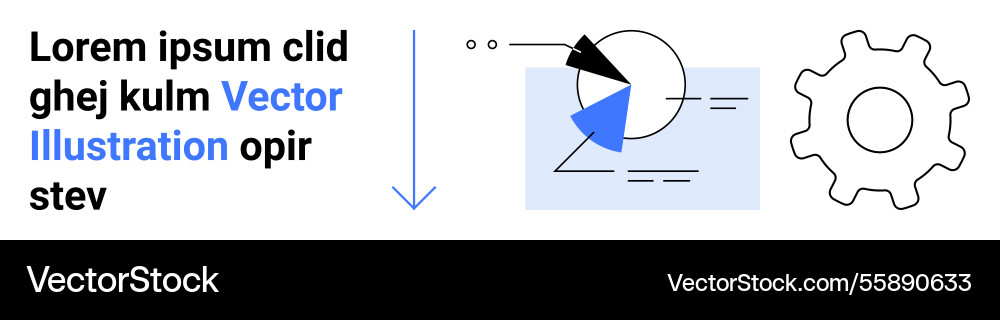 Abstrakte Datenvisualisierung mit Segmentdiagramm Abstrakte Datenvisualisierung mit Segmentdiagramm vektorbild