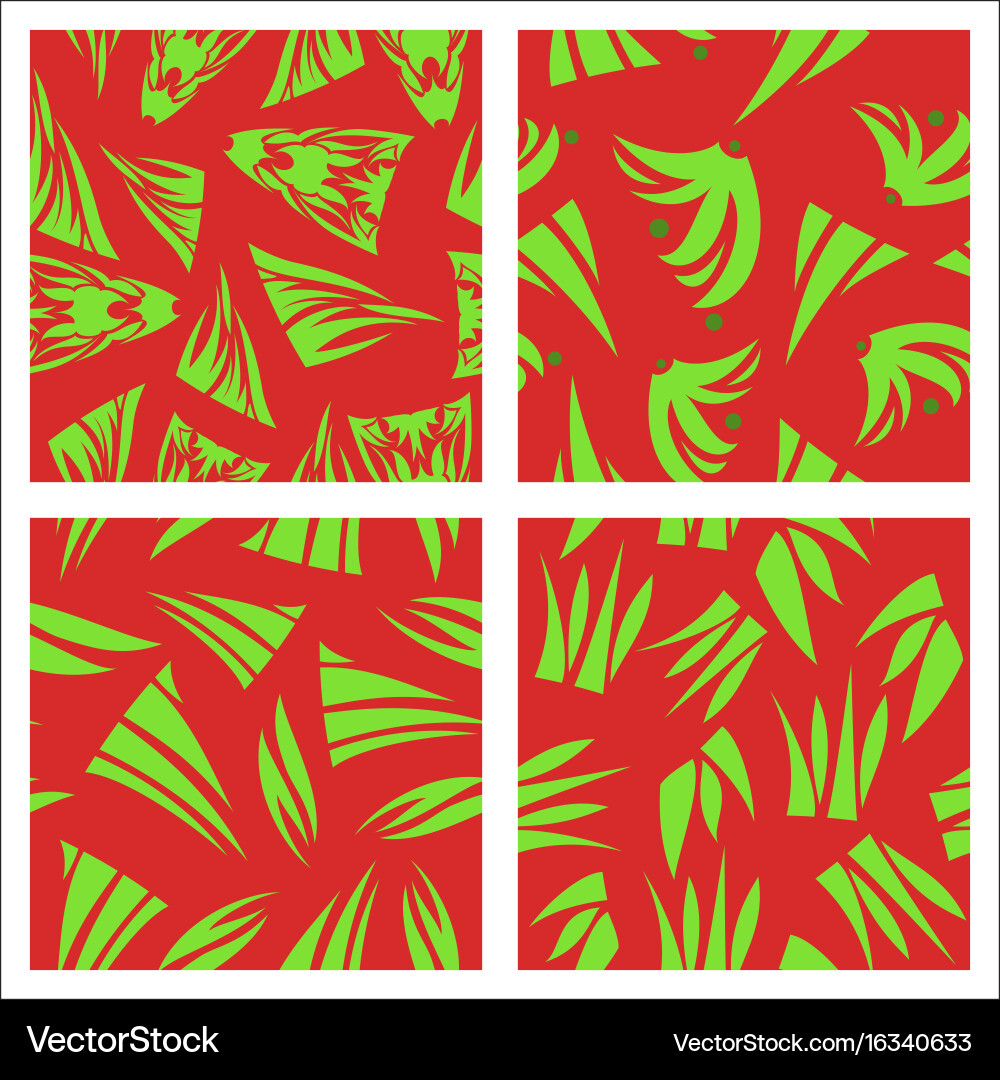Assembly of patterns in oriental style Vector Image