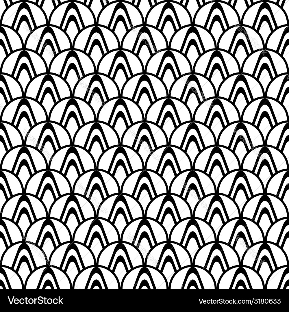Design seamless monochrome abstract pattern vector image
