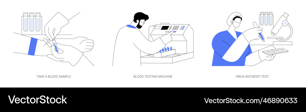 Laboratory testing abstract concept Vector Image