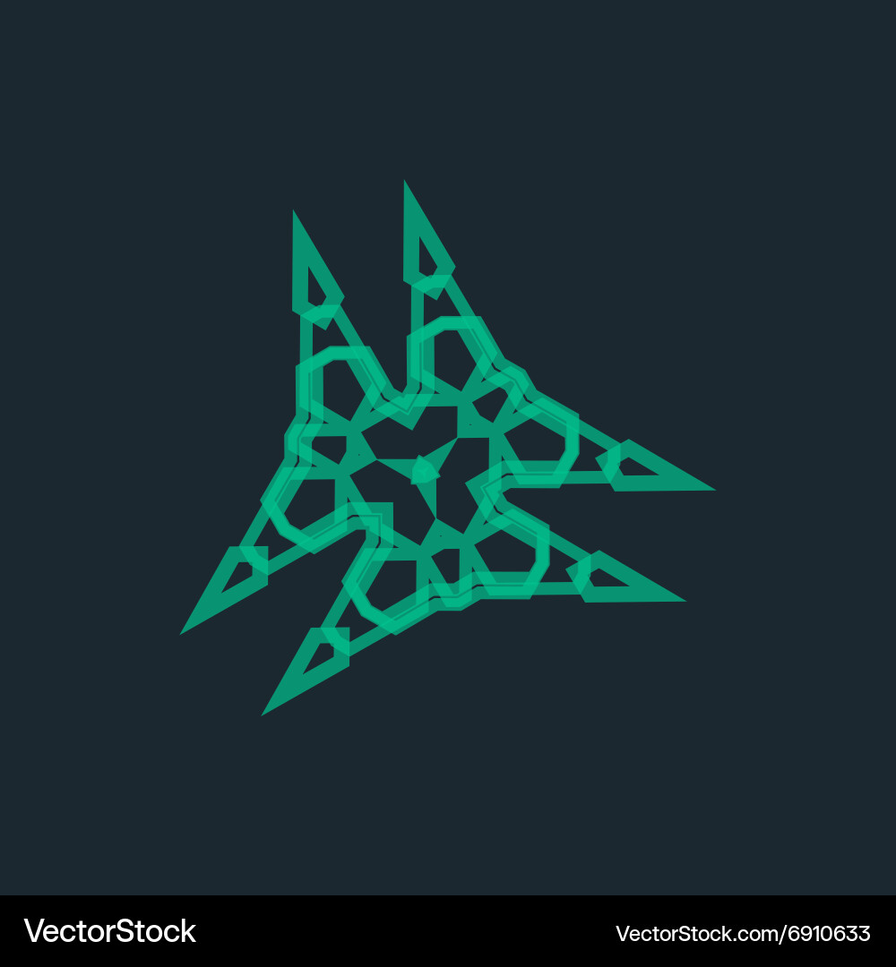 Ornamental background with pattern style Vector Image