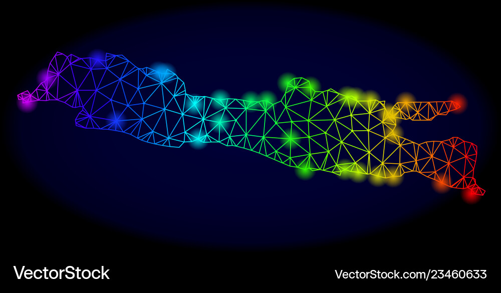 Polygonal 2d spectrum mesh map of java Polygonal 2d spectrum mesh map of java vector image