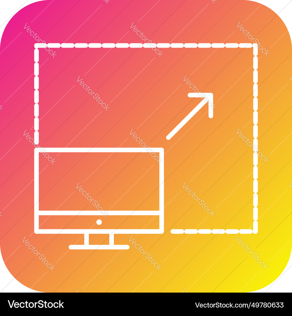 Scalable computing line rc bg icon pictogram vector image