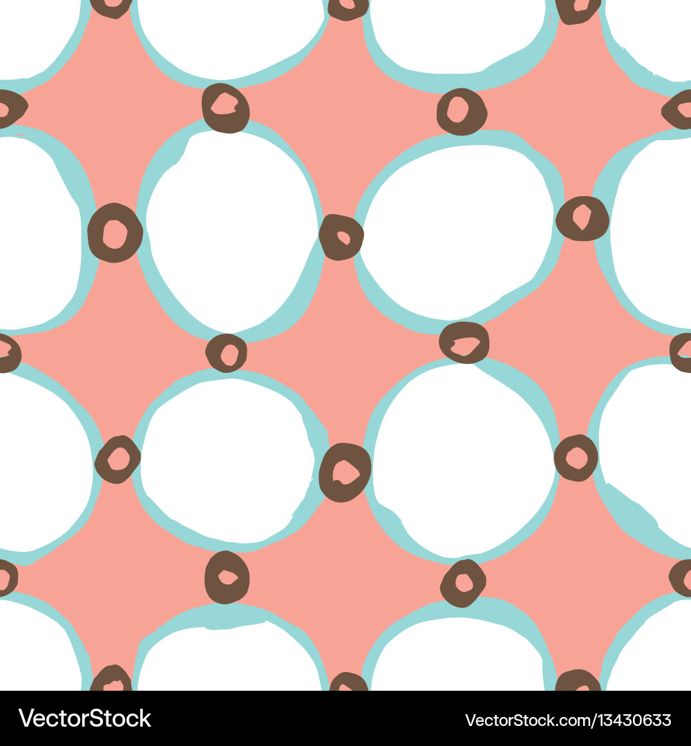 Sketchy Circle Pattern vector image