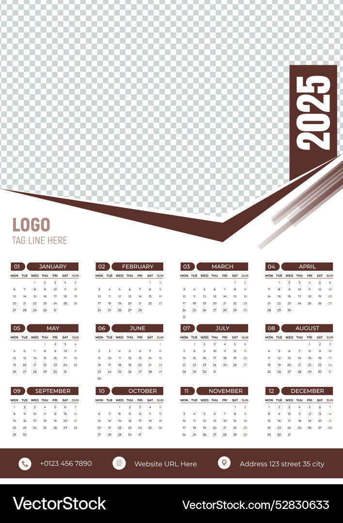 wall-calendar-design-2025-template-royalty-free-vector-image