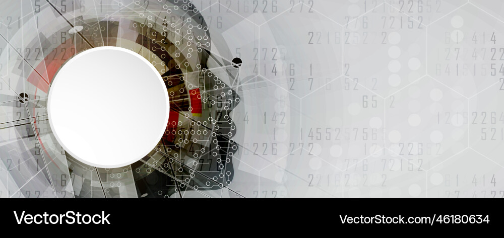 Artificial intelligence technology web background Artificial intelligence technology web background vector image