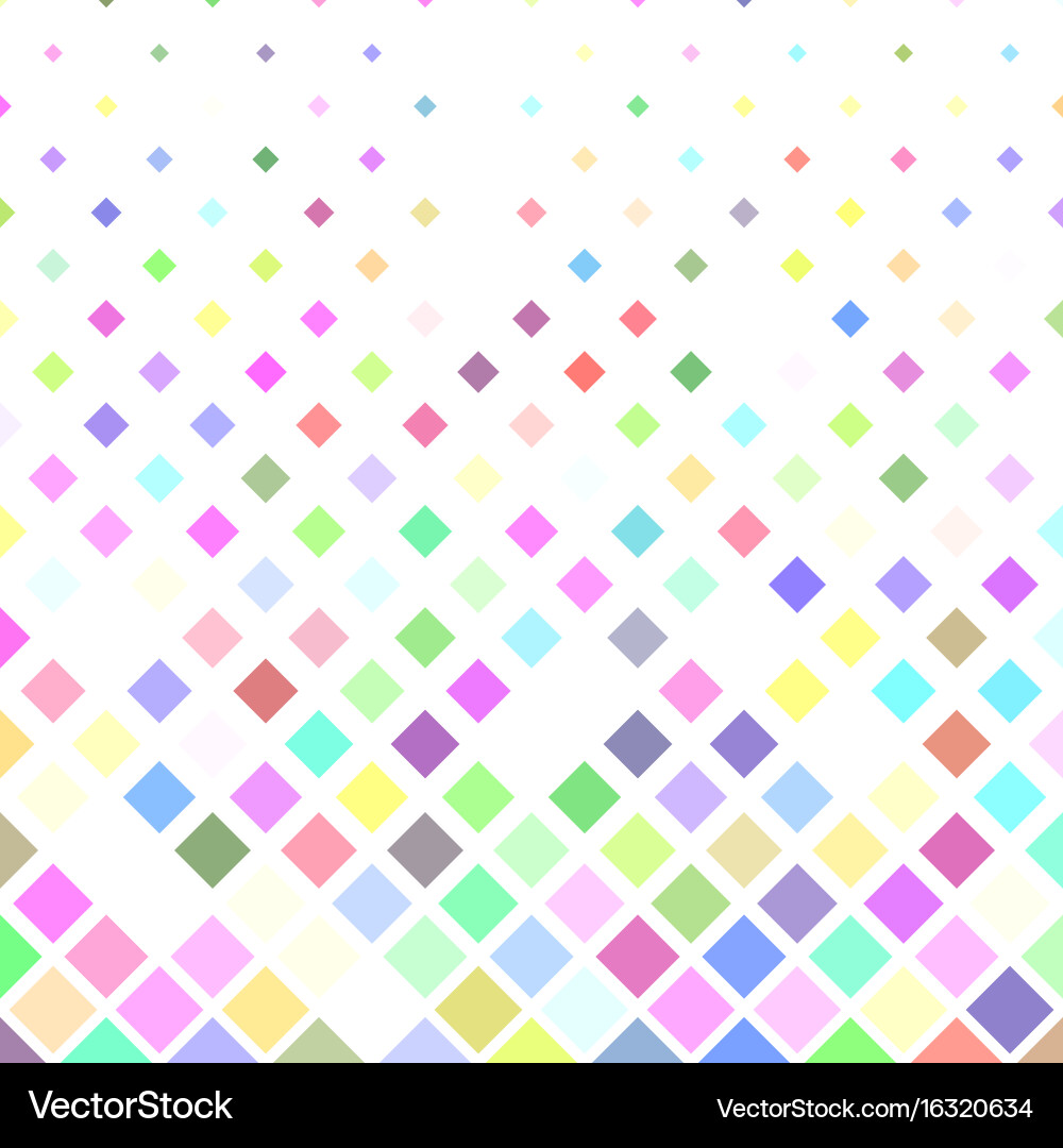 Colorful square pattern background - from Vector Image