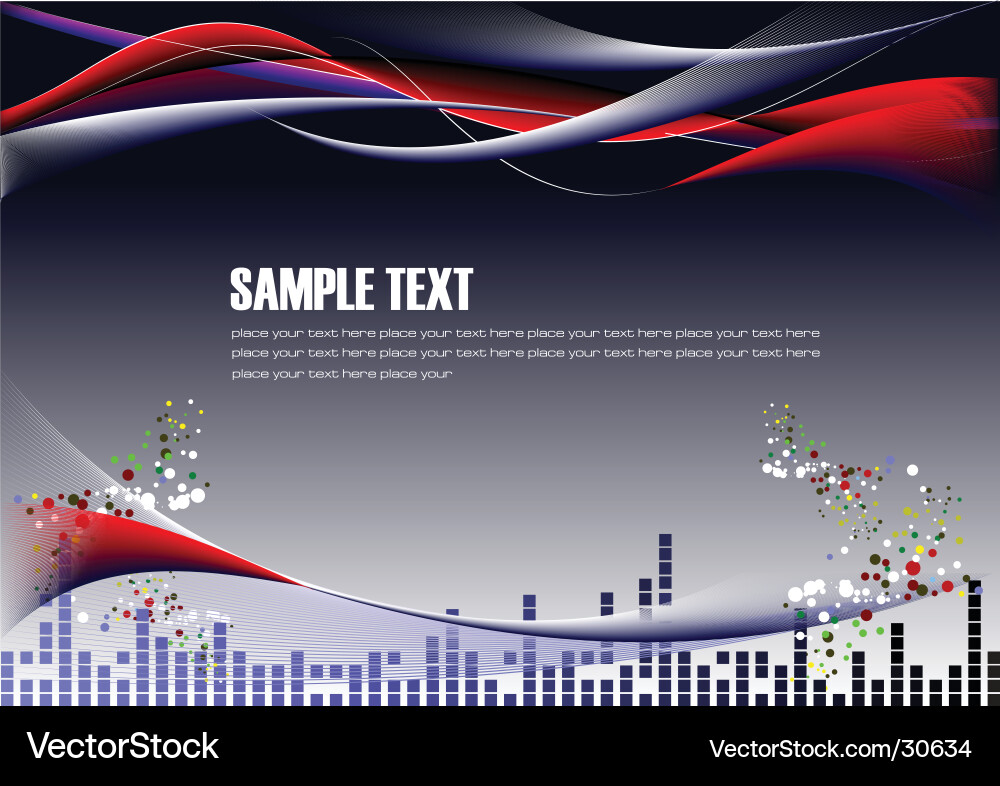 Futuristic display background vector image