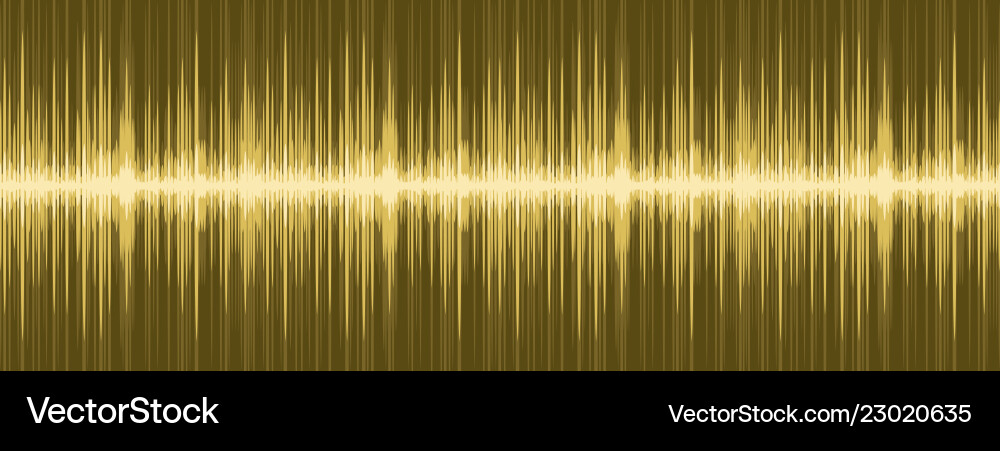 Background with sound scale vector image