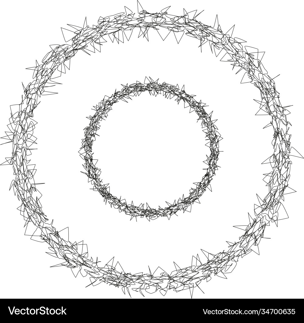 Linear abstract frame a sharp confusing Linear abstract frame a sharp confusing vector image