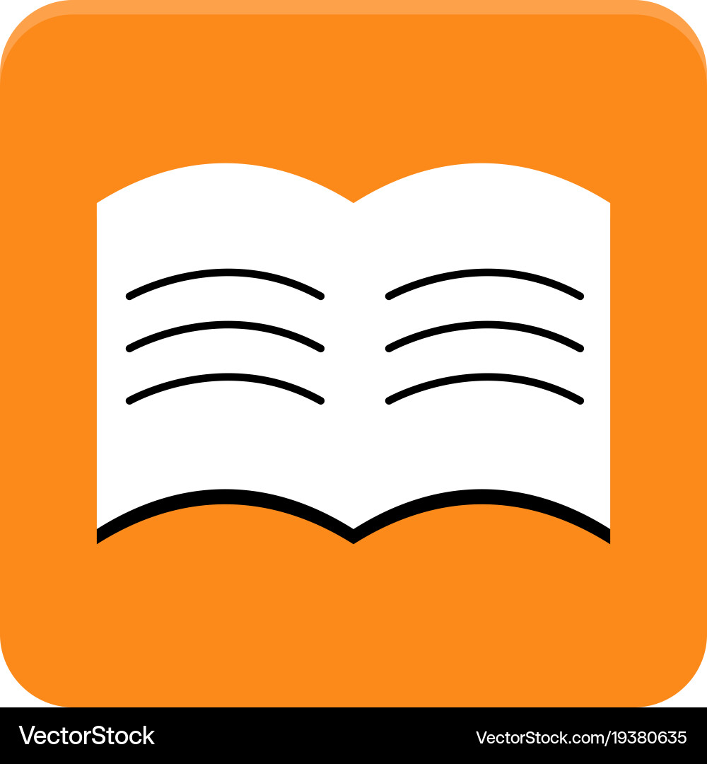 Notes app button vector image