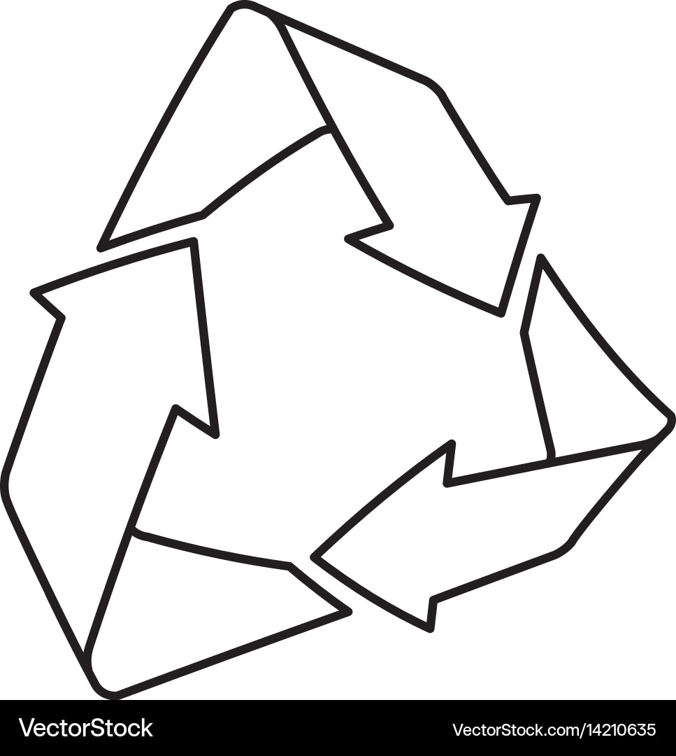 Recycle reduce and reuse Vector Image