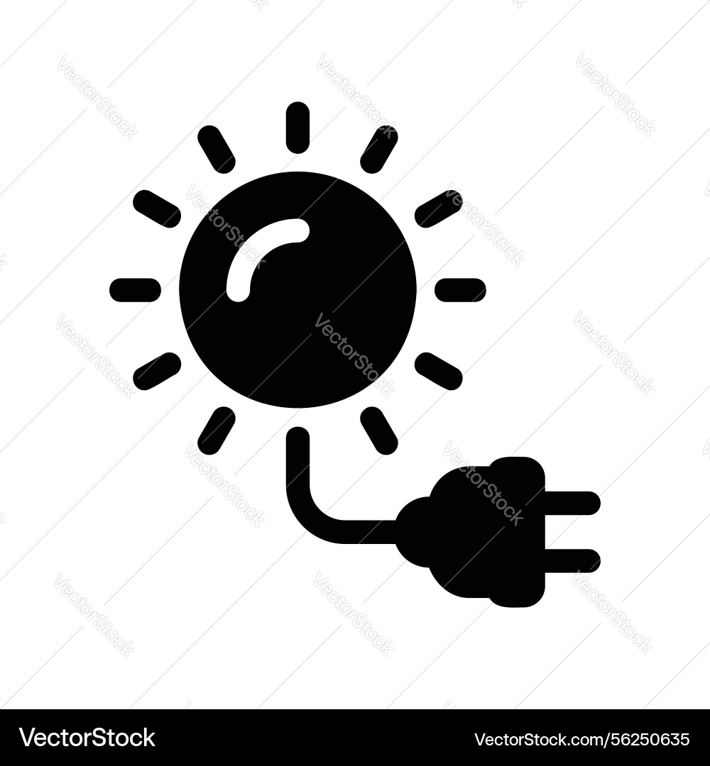 Sun symbol with rays directly connected Sun symbol with rays directly connected vector image