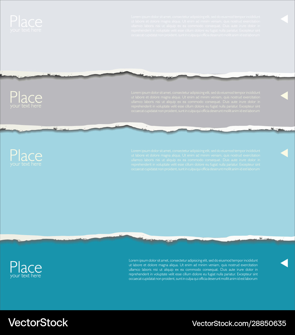 Torn Paper Background - Text Overlay vector image