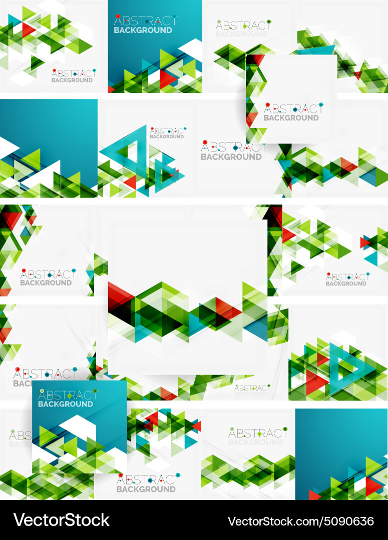 Abstract geometric background modern overlapping Vector Image