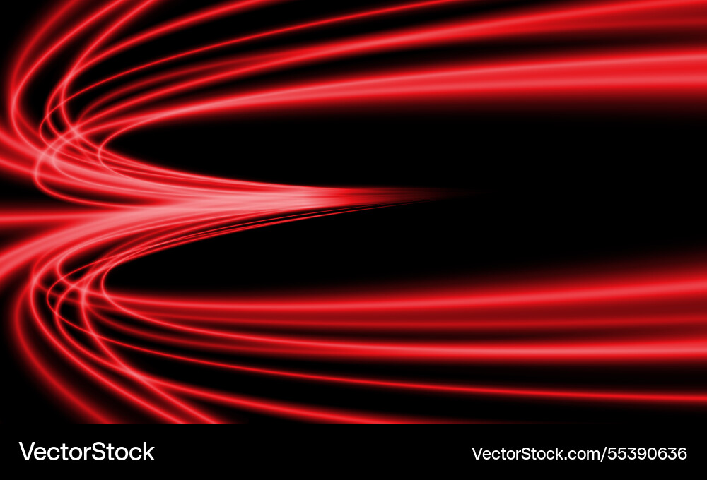Abstract red light fast speed curve dynamic Abstract red light fast speed curve dynamic vector image