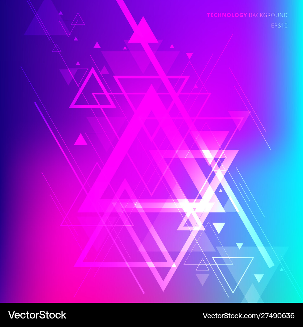 Abstract Tech Gradient Background vector image