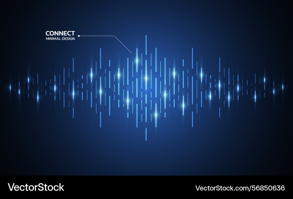 Abstract technology background with big data Abstract technology background with big data Vector Image