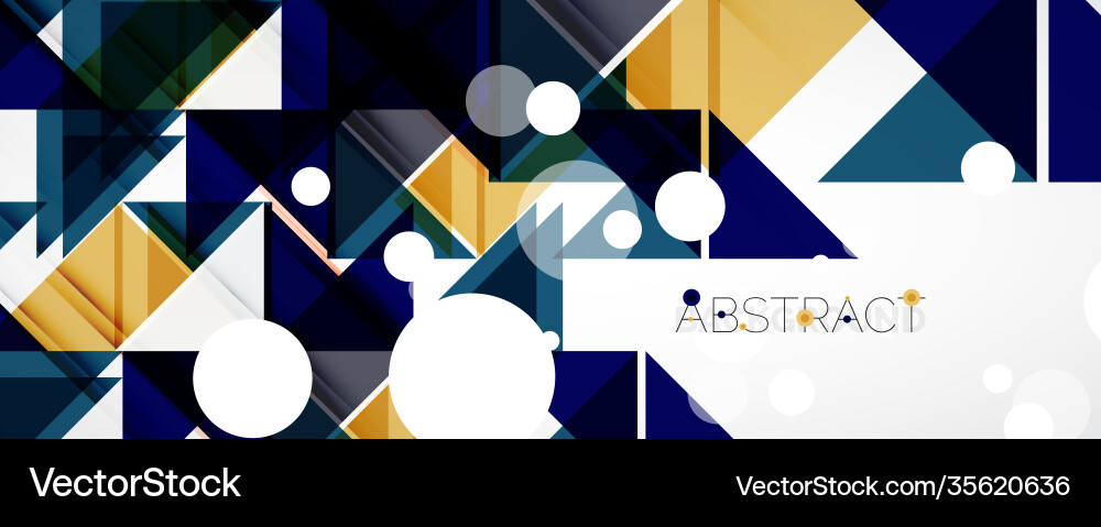 Geometric abstract background techno color Vector Image