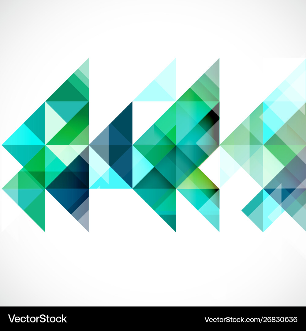 Geometric Triangle Pattern vector image